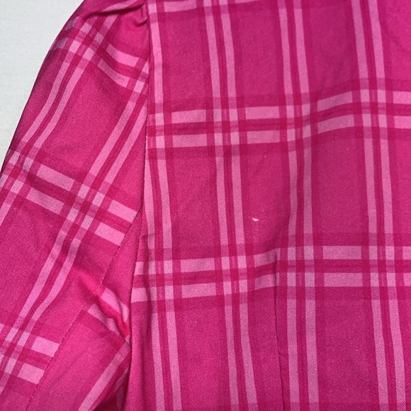 Dolls Kill X Clueless Pink Plaid Blazer - Picture 8 of 9